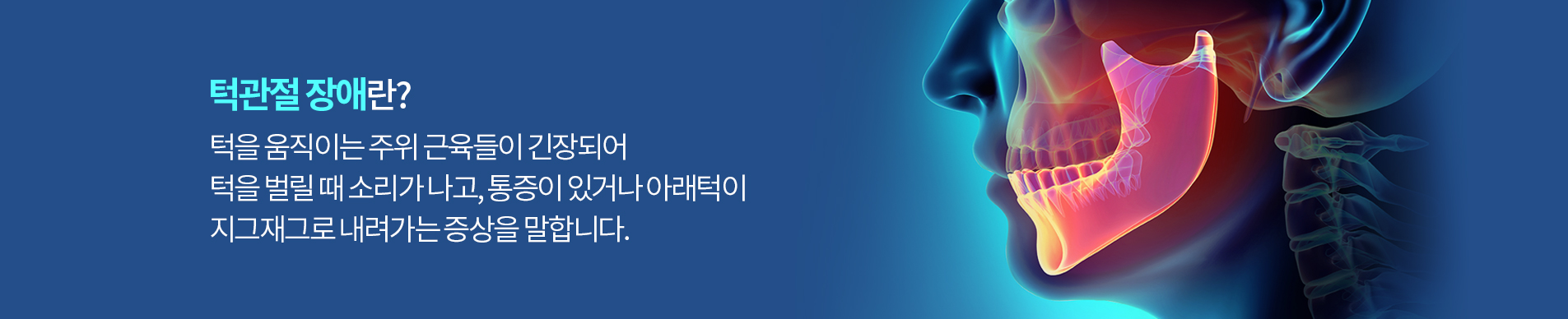 턱관절 장애란?